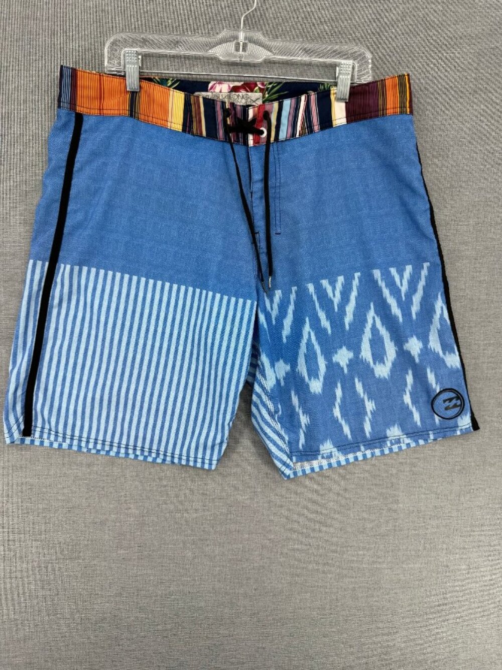 Billabong Board Shorts Mens 36 8" Platinum X PX2 Swim Trunks Drawstring Pocket